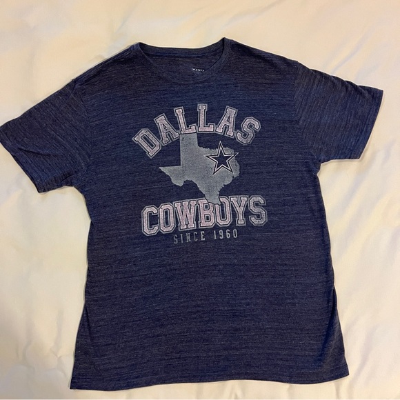 Dallas Cowboys Men's Navy Blue Graphic Tee - Picture 1 of 7